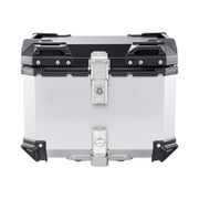 Gonipol Motorcycle Tail Box 45L Motorcycle Tailgate Travel Storage Box Motorcycle Tail Box Top Case Lockable Luggage Storage Rear Box Waterproof Storage Carrier gorgeously